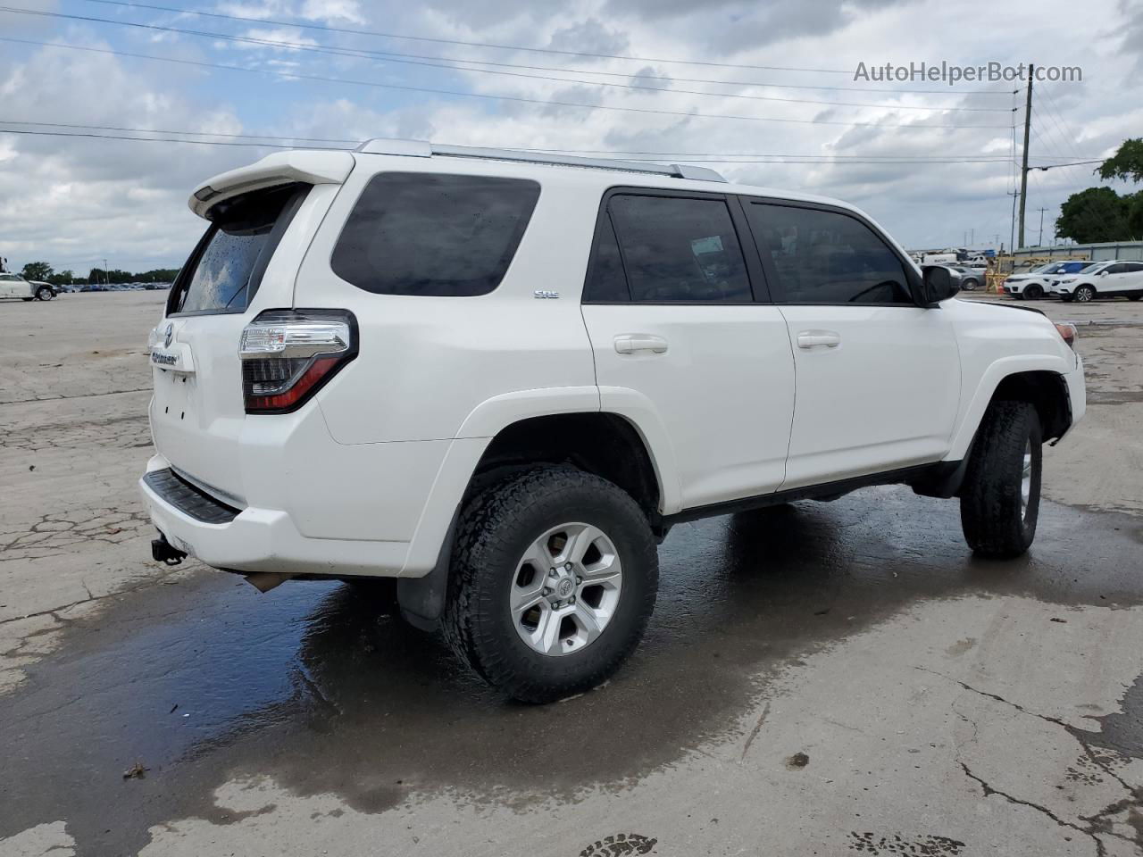 2017 Toyota 4runner Sr5/sr5 Premium White vin: JTEBU5JRXH5449820