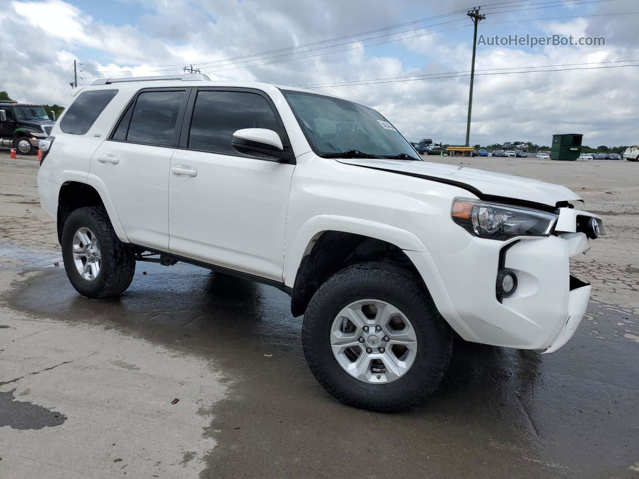 2017 Toyota 4runner Sr5/sr5 Premium White vin: JTEBU5JRXH5449820