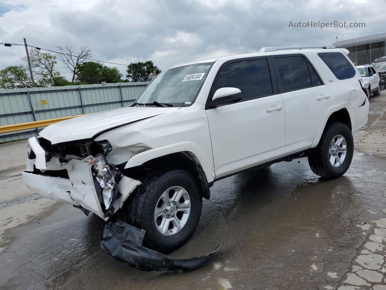 2017 Toyota 4runner Sr5/sr5 Premium White vin: JTEBU5JRXH5449820