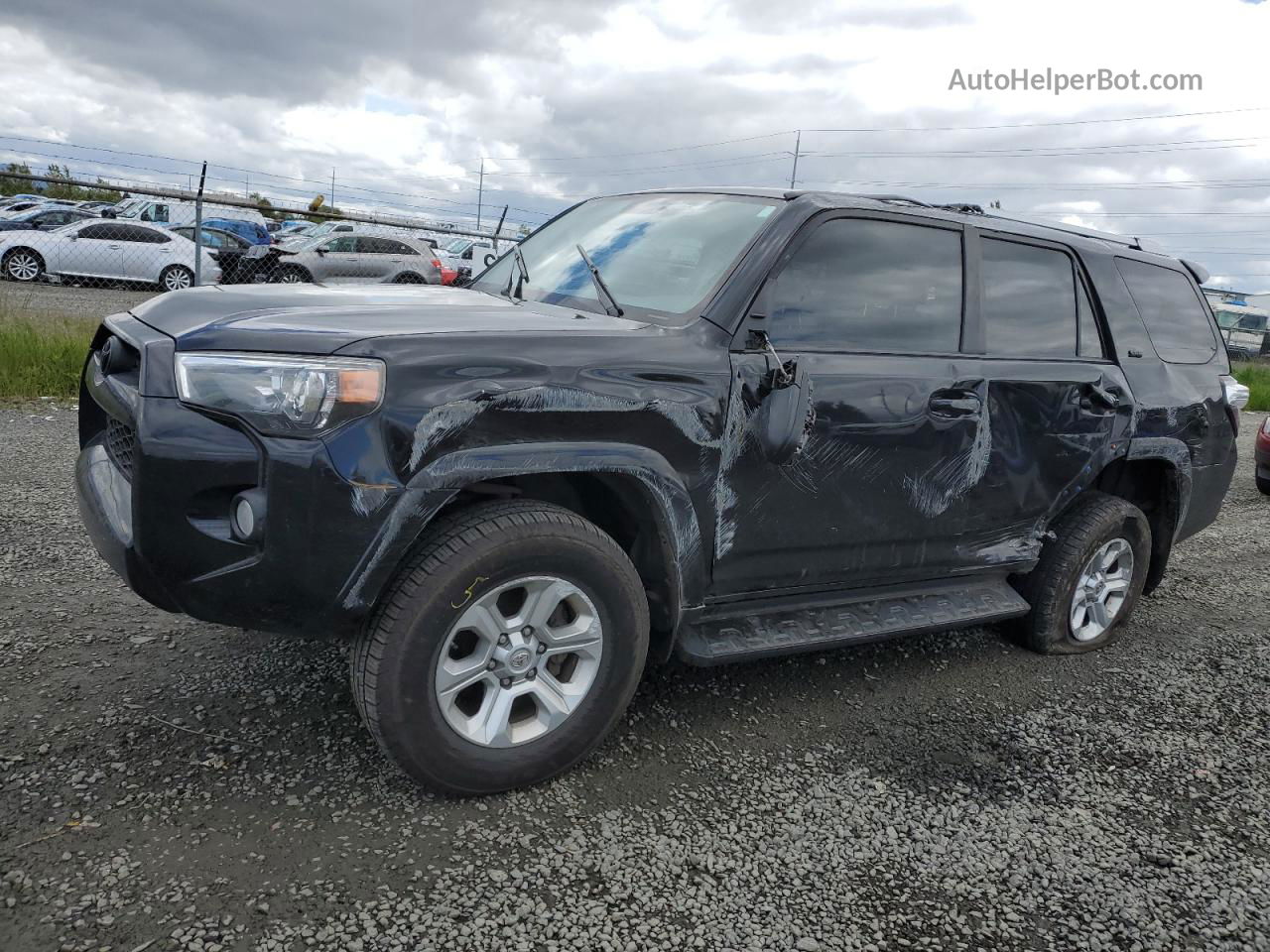 2017 Toyota 4runner Sr5/sr5 Premium Black vin: JTEBU5JRXH5456752