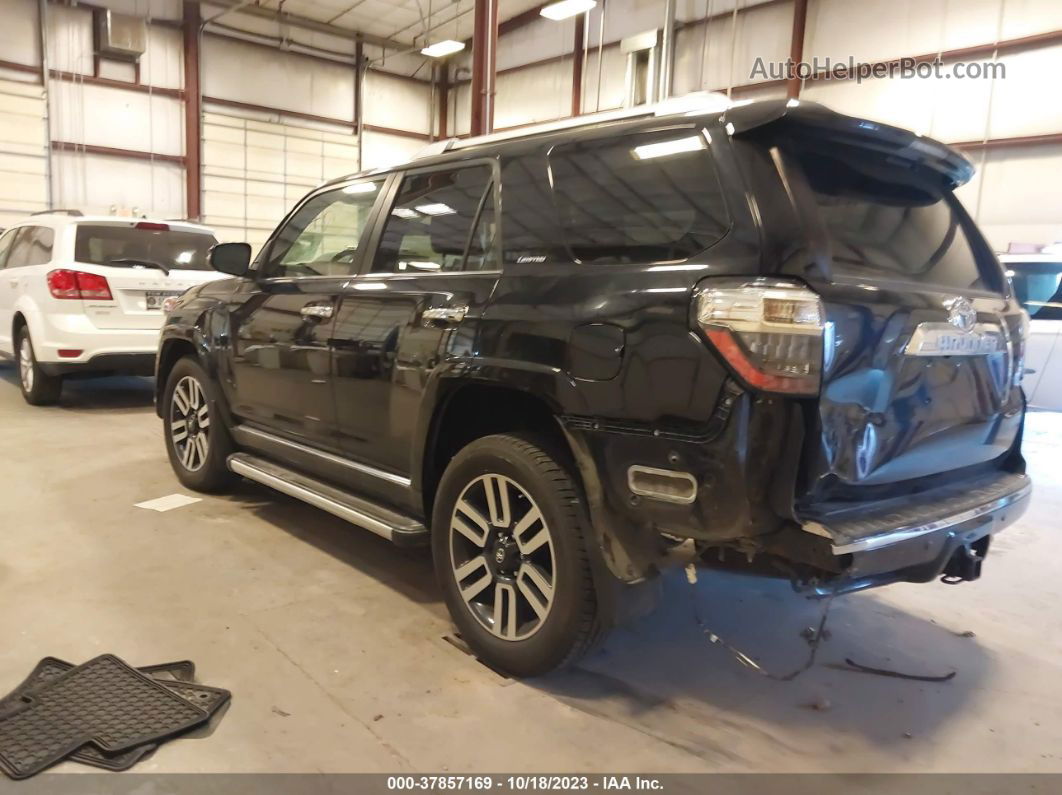 2017 Toyota 4runner Limited Black vin: JTEBU5JRXH5462745