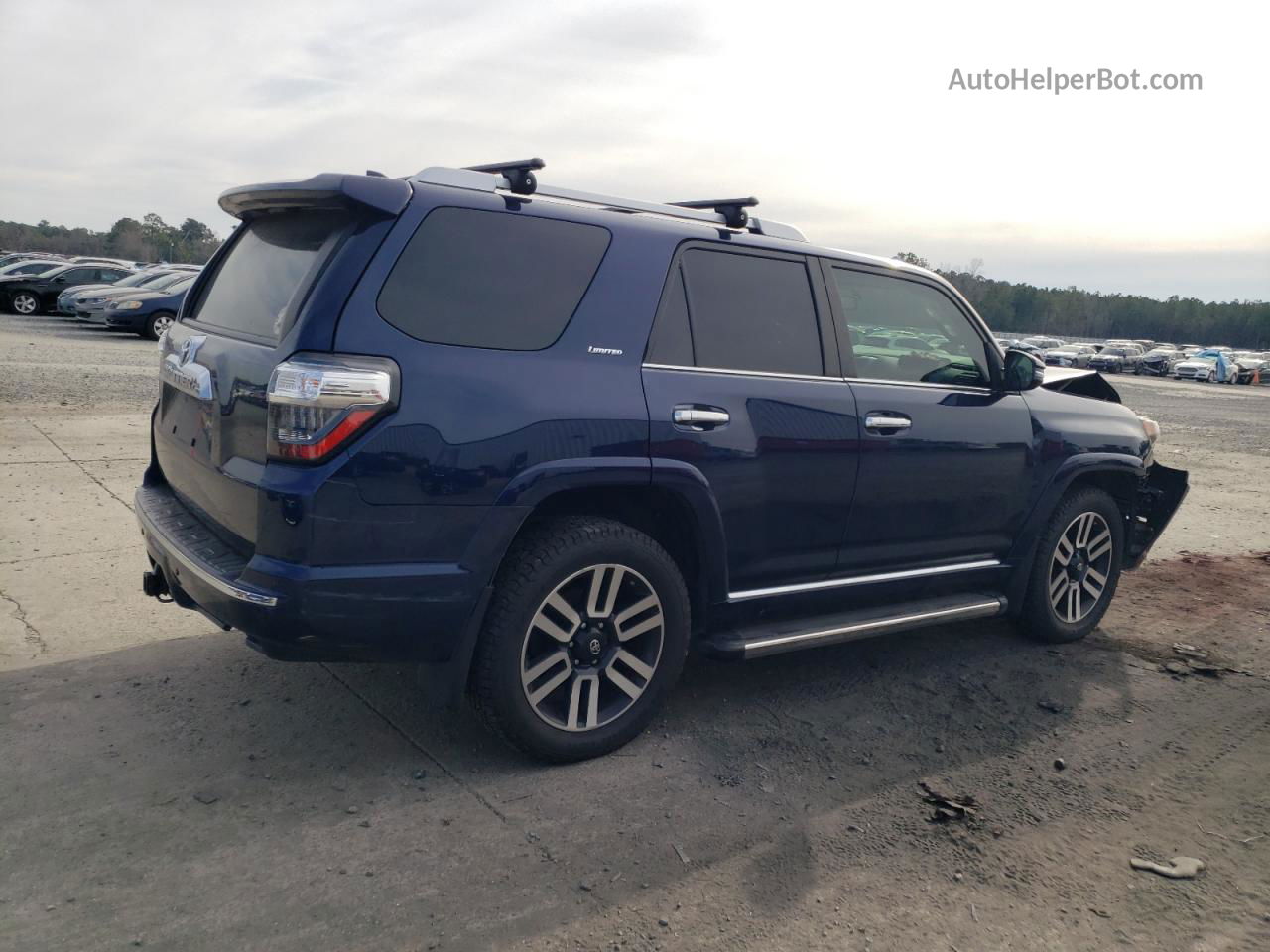 2017 Toyota 4runner Sr5/sr5 Premium Синий vin: JTEBU5JRXH5463278