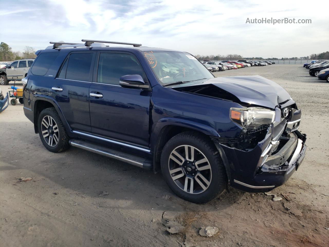 2017 Toyota 4runner Sr5/sr5 Premium Blue vin: JTEBU5JRXH5463278