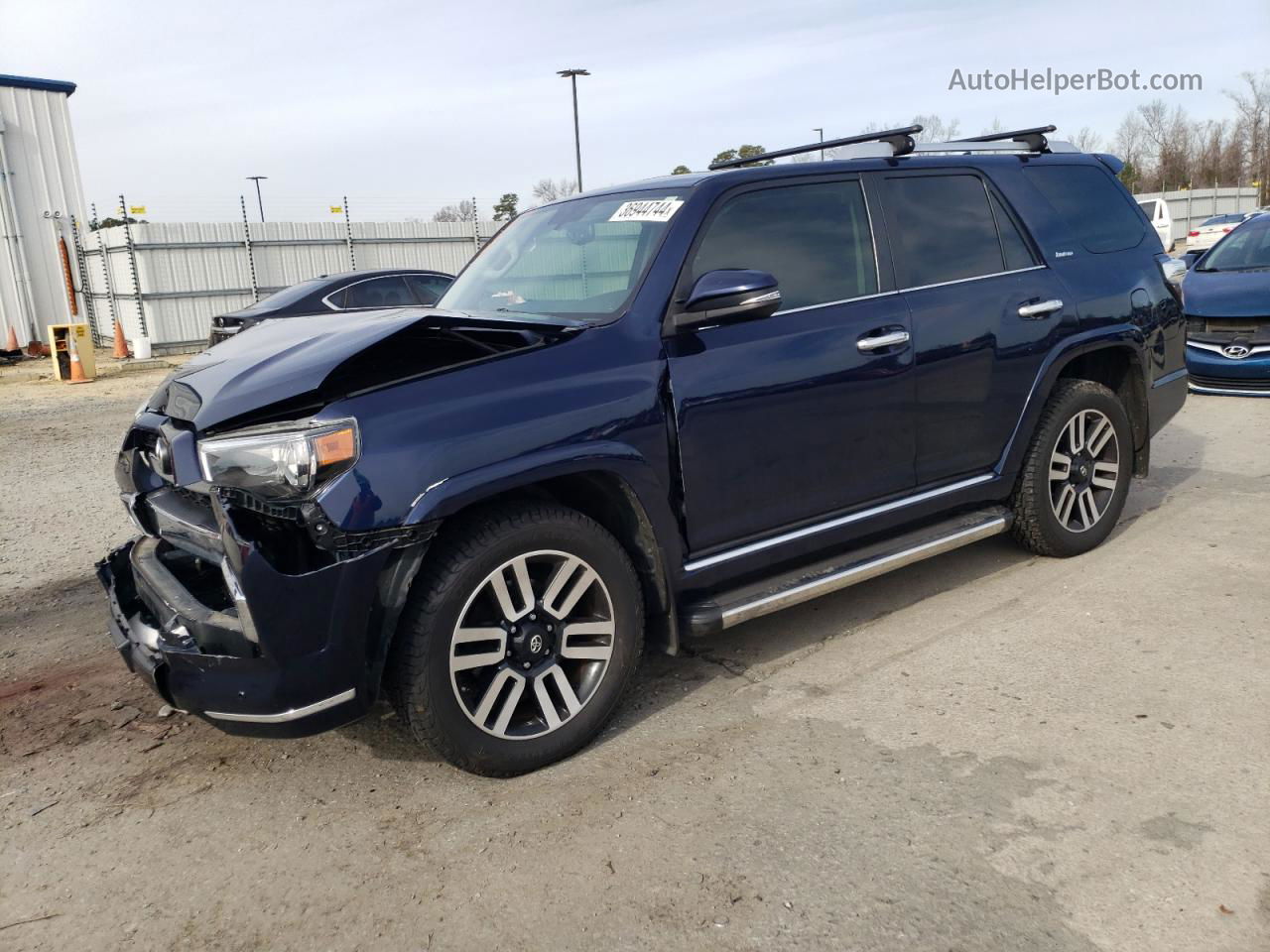 2017 Toyota 4runner Sr5/sr5 Premium Синий vin: JTEBU5JRXH5463278