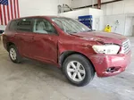 2008 Toyota Highlander  Темно-бордовый vin: JTEDS41A082050113