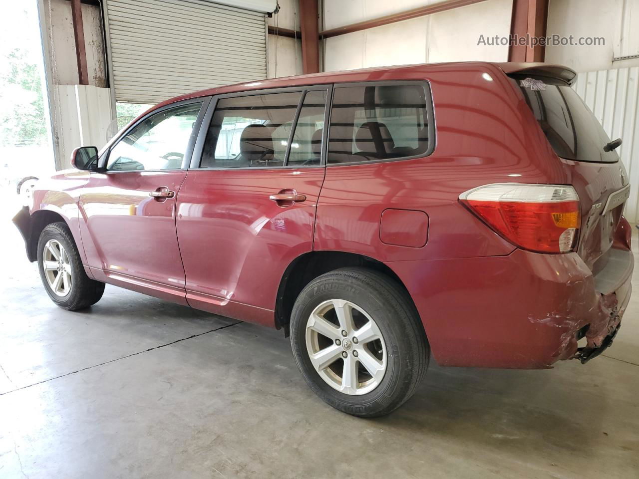 2008 Toyota Highlander  Темно-бордовый vin: JTEDS41A082050113