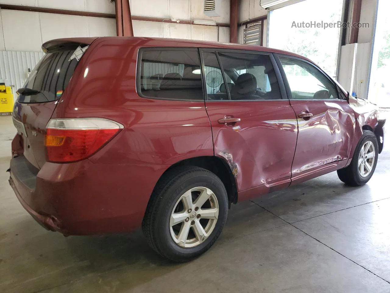 2008 Toyota Highlander  Maroon vin: JTEDS41A082050113