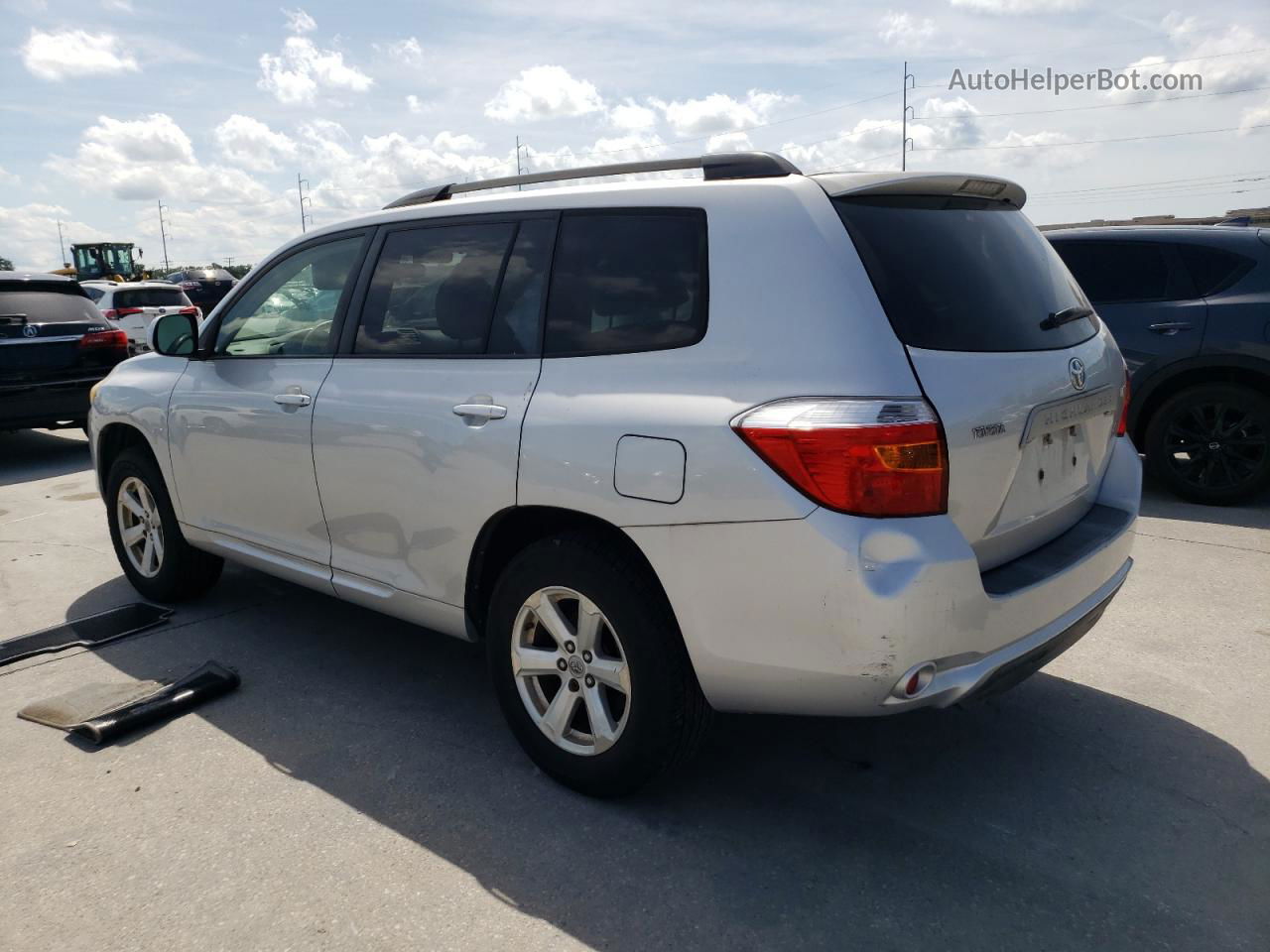 2008 Toyota Highlander  Серебряный vin: JTEDS41A182023647