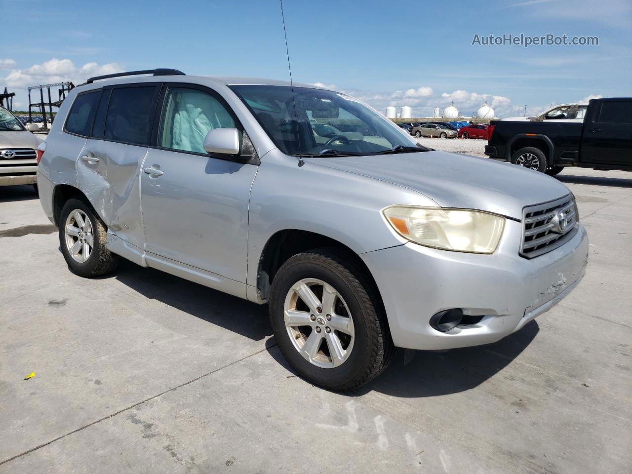 2008 Toyota Highlander  Серебряный vin: JTEDS41A182023647