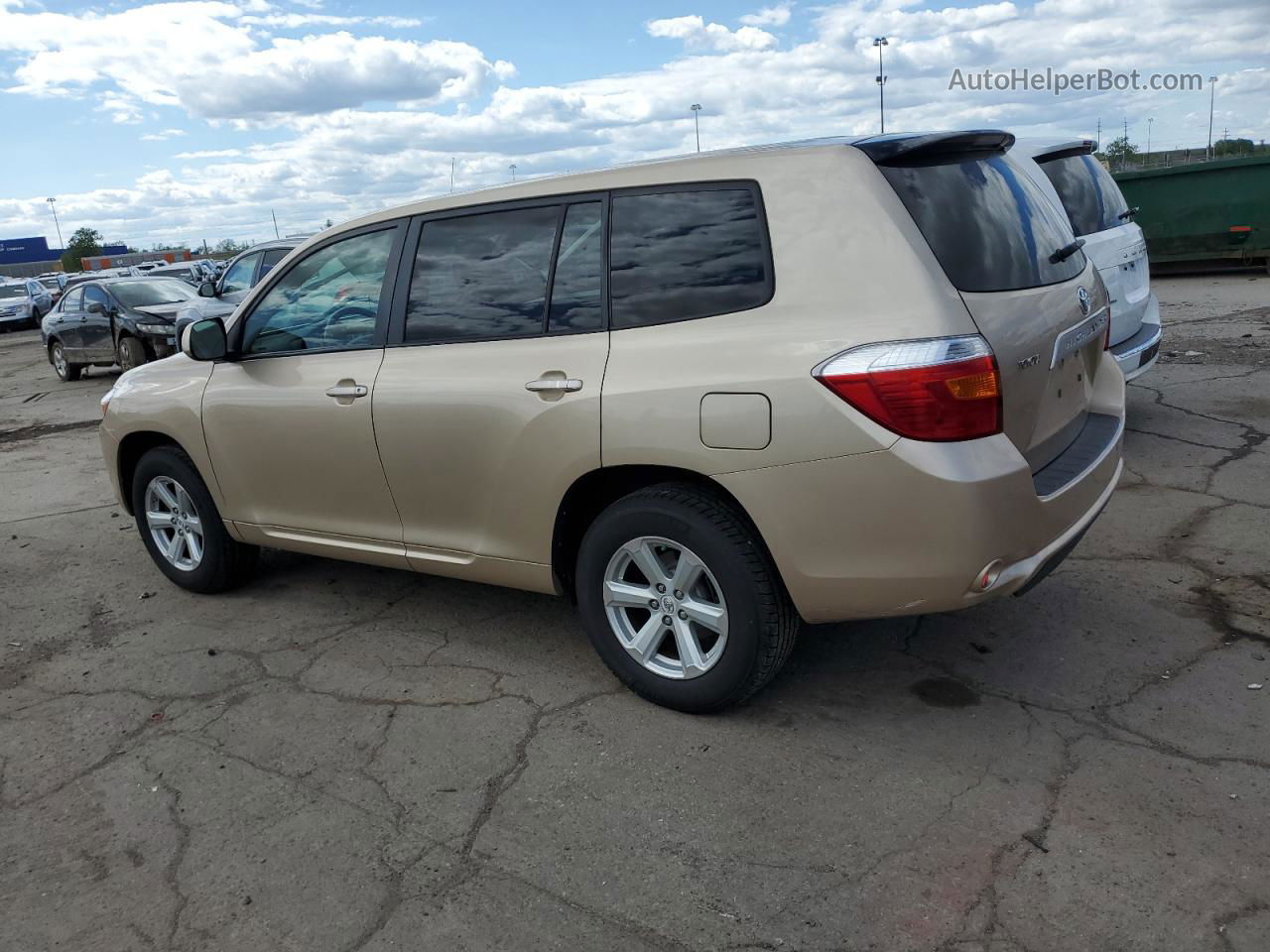 2008 Toyota Highlander  Gold vin: JTEDS41A182039749