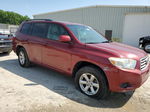 2008 Toyota Highlander  Бордовый vin: JTEDS41A282035189