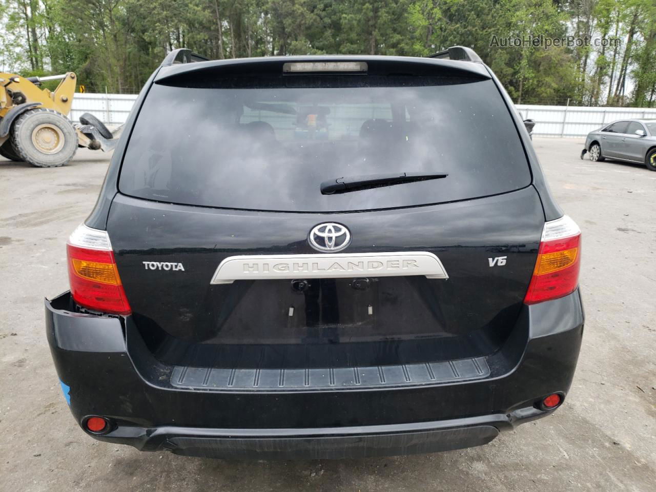 2008 Toyota Highlander  Черный vin: JTEDS41A382003030