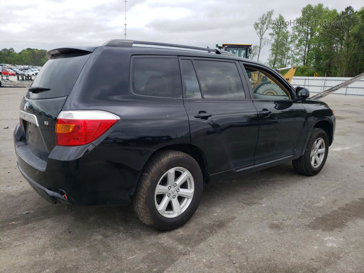 2008 Toyota Highlander  Black vin: JTEDS41A382003030