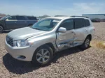 2008 Toyota Highlander  Silver vin: JTEDS41A382010043