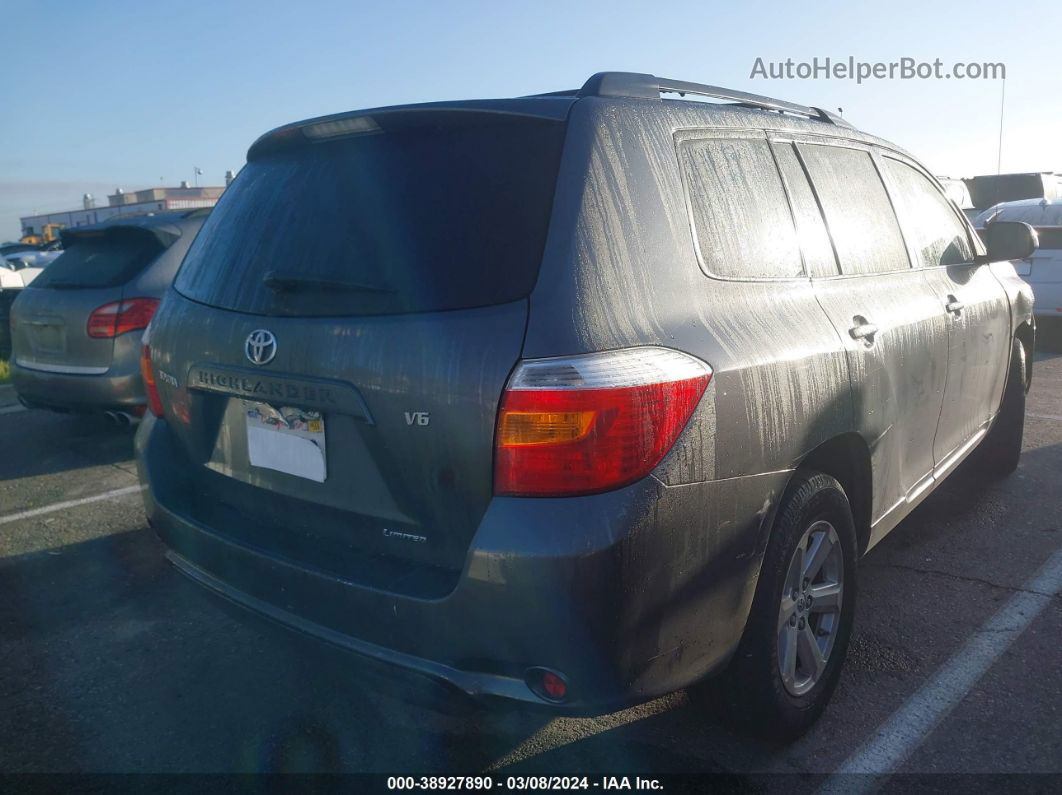 2009 Toyota Highlander   Gray vin: JTEDS41A392073192