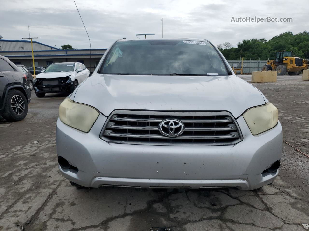 2008 Toyota Highlander  Silver vin: JTEDS41A582038233