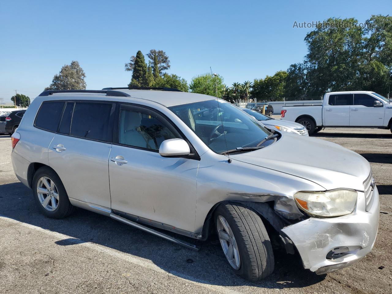 2008 Toyota Highlander  Серебряный vin: JTEDS41A682036796