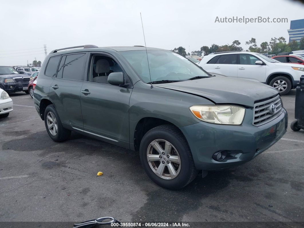 2008 Toyota Highlander   Gray vin: JTEDS41A682053839