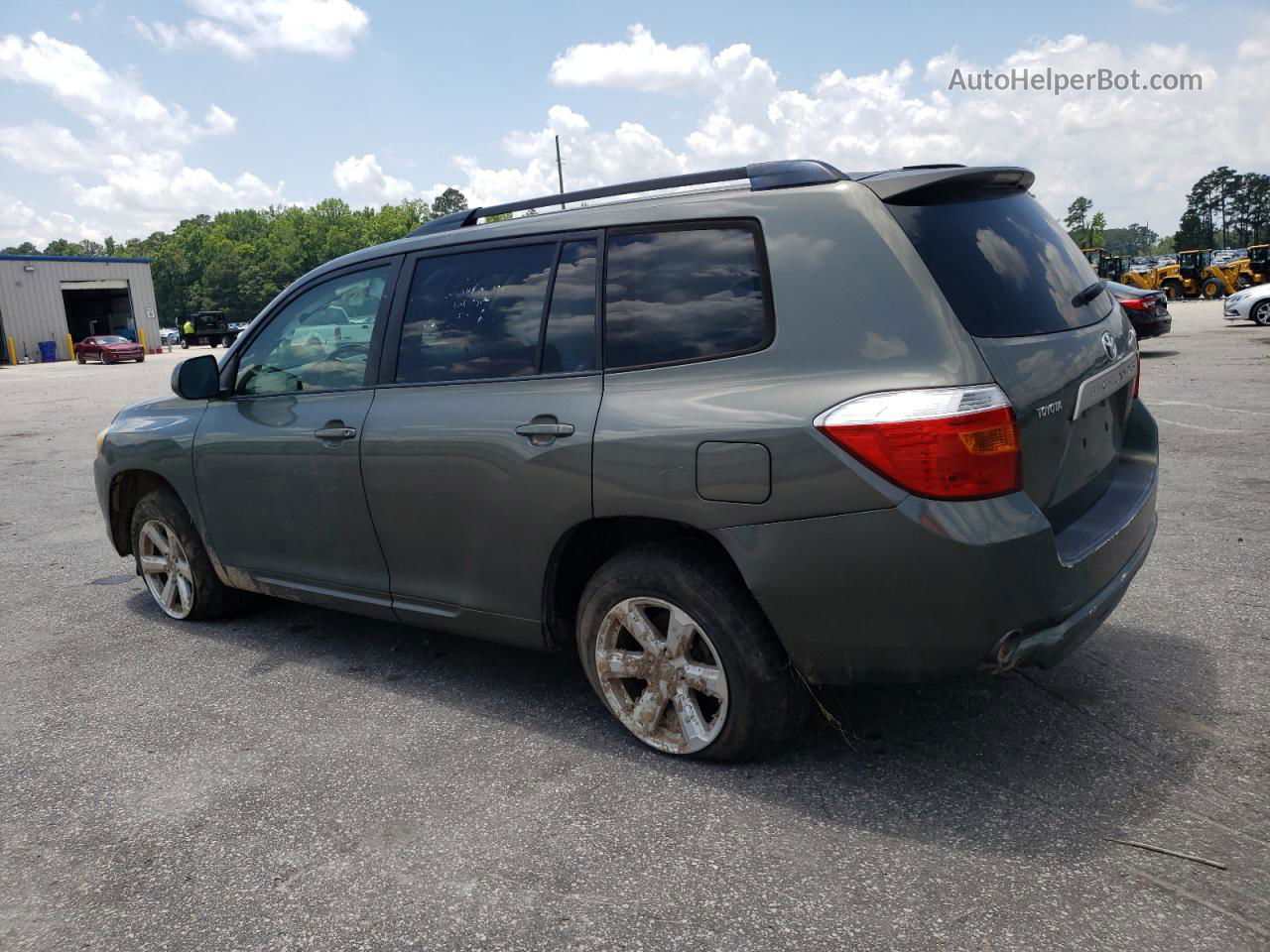 2008 Toyota Highlander  Зеленый vin: JTEDS41A882007963