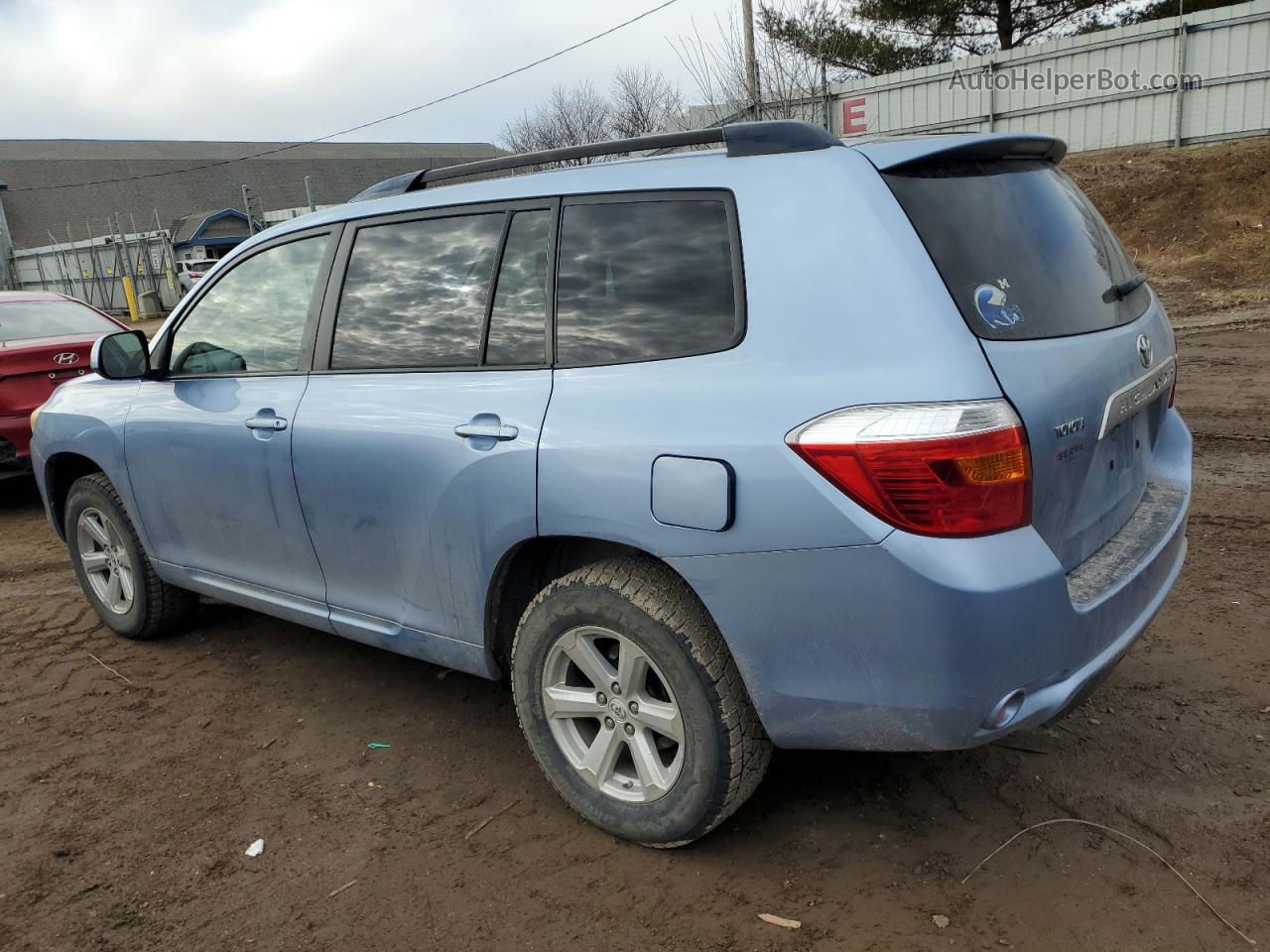 2008 Toyota Highlander  Silver vin: JTEDS41A882022818