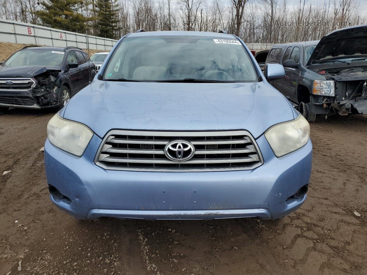 2008 Toyota Highlander  Silver vin: JTEDS41A882022818