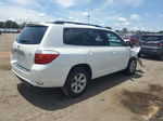 2008 Toyota Highlander  White vin: JTEDS41A882044639