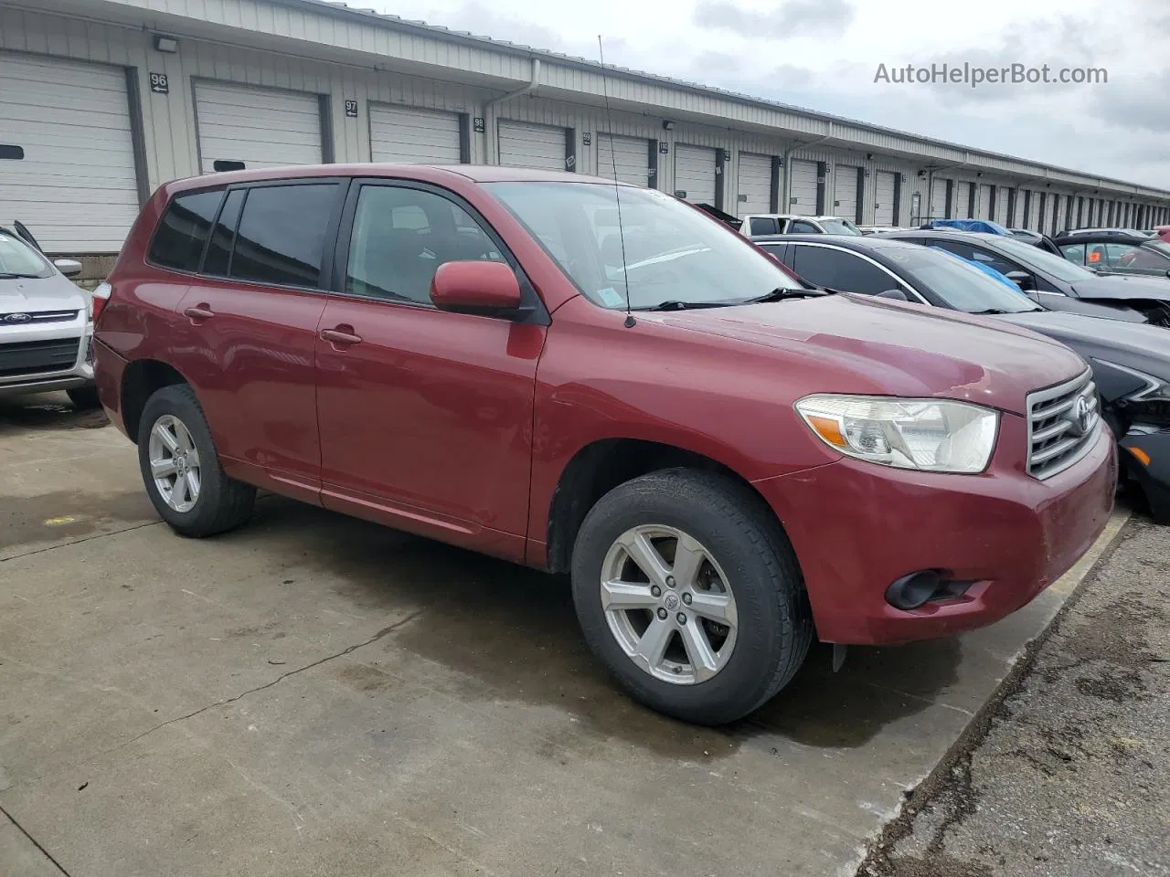 2008 Toyota Highlander  Maroon vin: JTEDS41A982003954