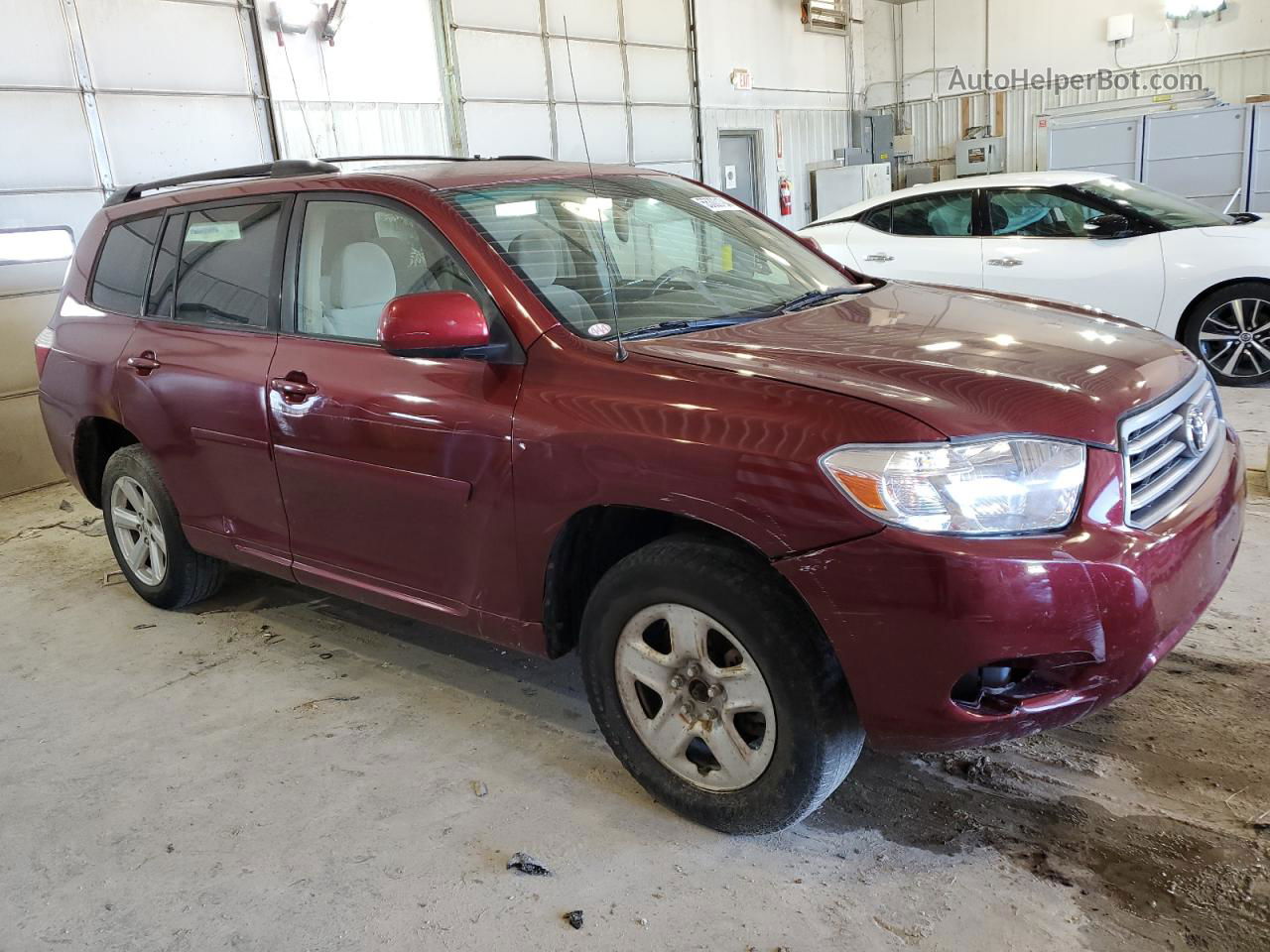 2008 Toyota Highlander  Burgundy vin: JTEDS41A982017840