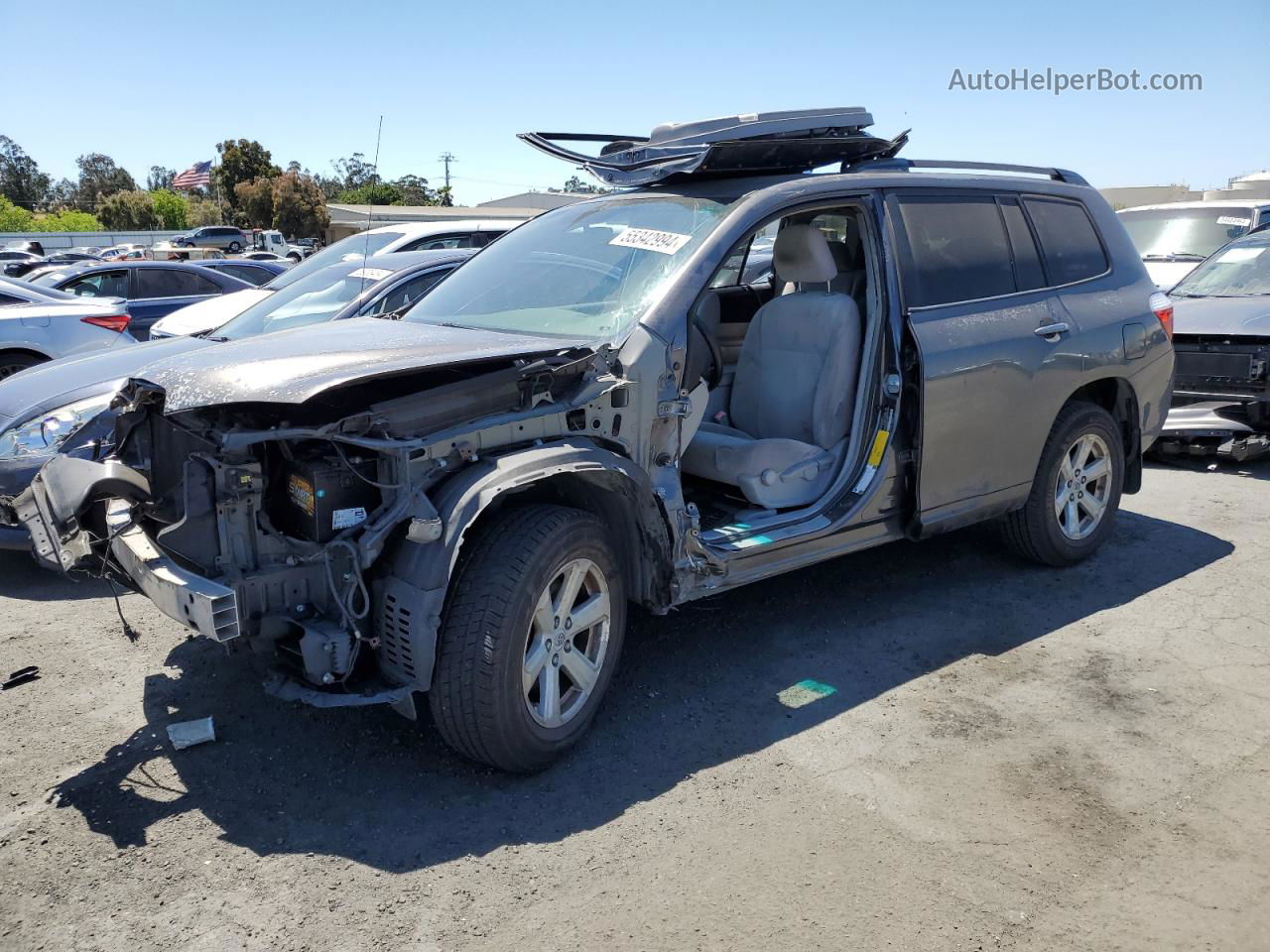 2008 Toyota Highlander  Charcoal vin: JTEDS41A982041247