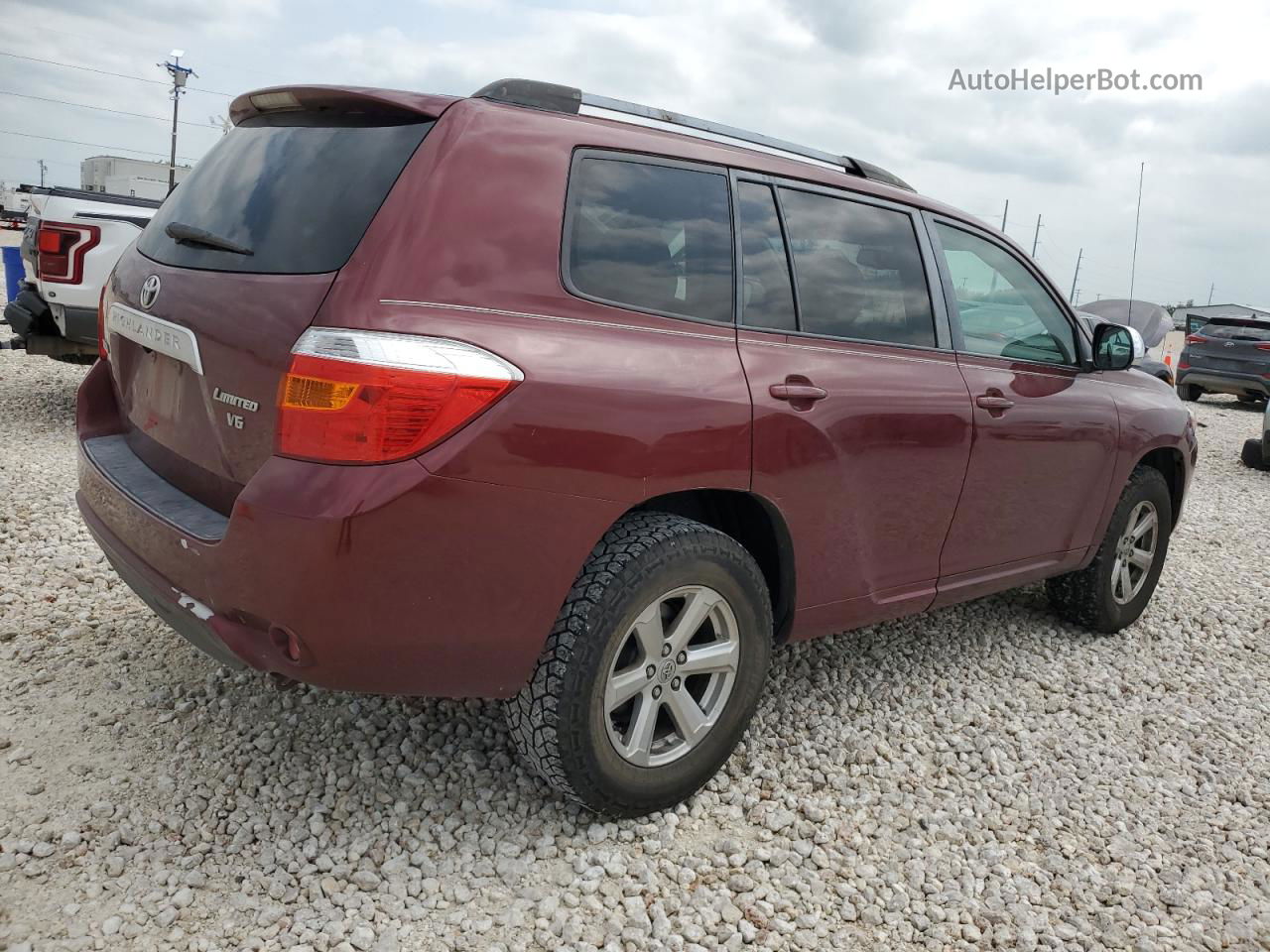 2008 Toyota Highlander  Red vin: JTEDS41A982052698