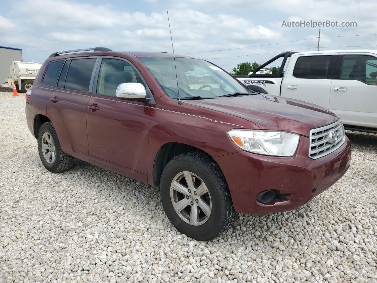 2008 Toyota Highlander  Red vin: JTEDS41A982052698