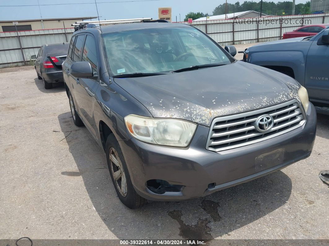 2008 Toyota Highlander   Серый vin: JTEDS41A982066813