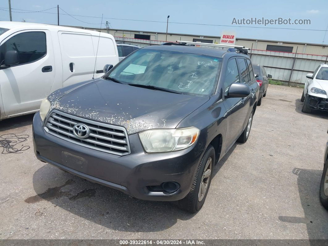 2008 Toyota Highlander   Серый vin: JTEDS41A982066813