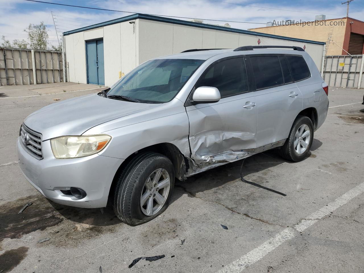 2008 Toyota Highlander  Silver vin: JTEDS41AX82047526