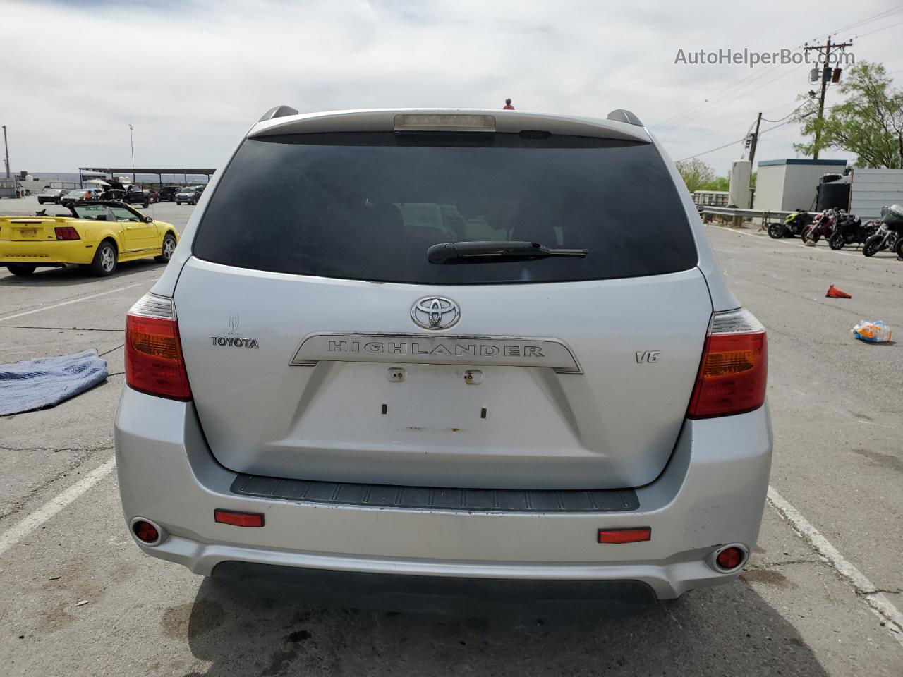 2008 Toyota Highlander  Silver vin: JTEDS41AX82047526