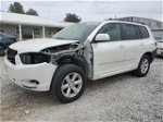 2008 Toyota Highlander  White vin: JTEDS41AX82060065