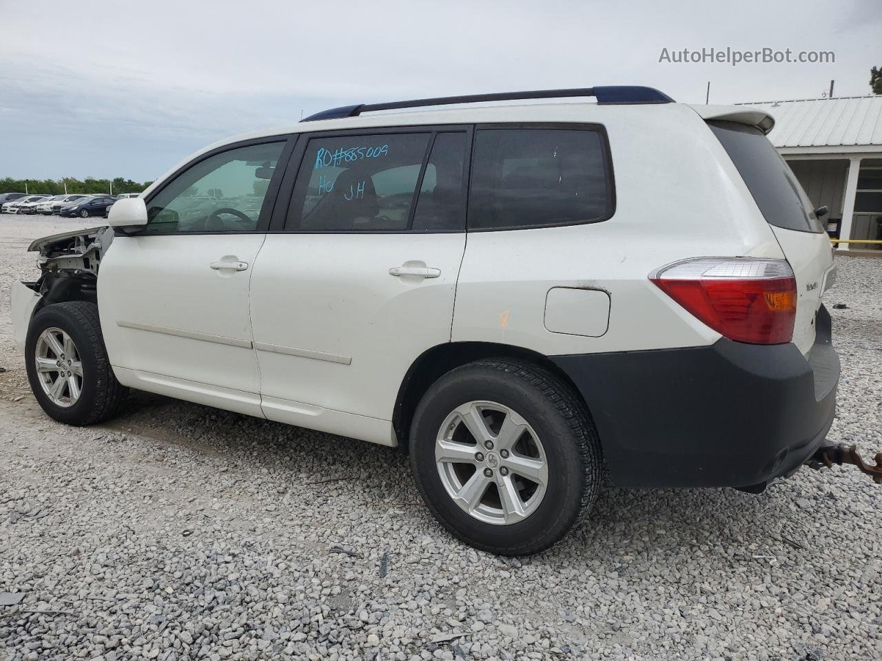 2008 Toyota Highlander  White vin: JTEDS41AX82060065