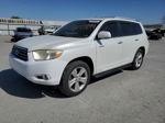 2008 Toyota Highlander Limited White vin: JTEDS42A182039894