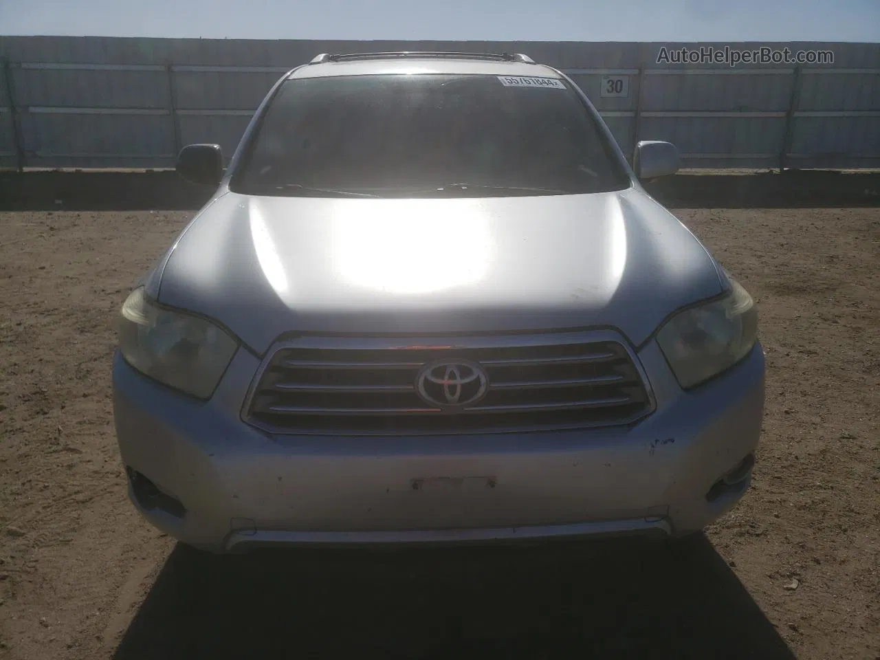 2008 Toyota Highlander Limited Silver vin: JTEDS42A382035782