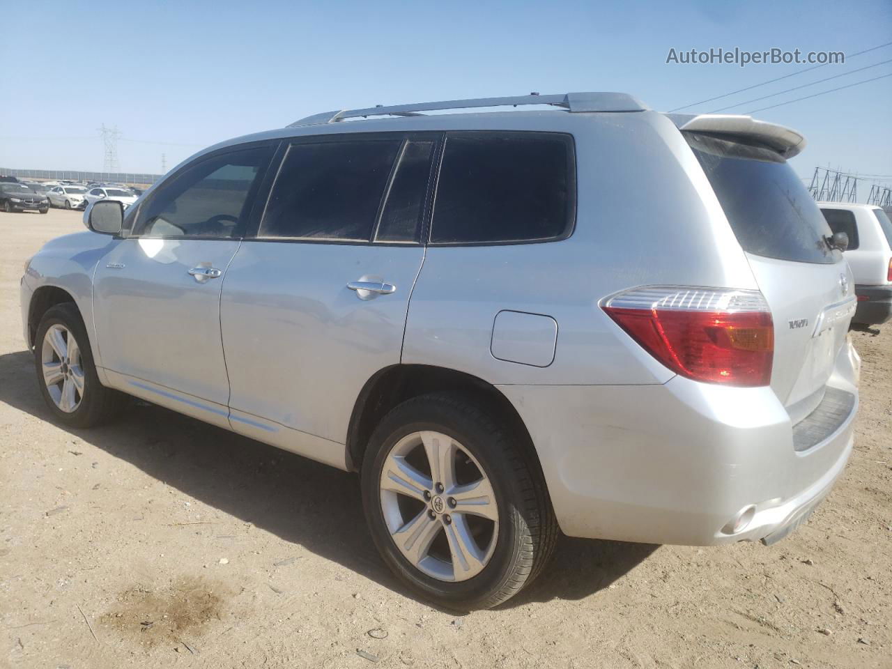 2008 Toyota Highlander Limited Silver vin: JTEDS42A382035782