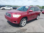 2008 Toyota Highlander Limited Red vin: JTEDS42A482045737