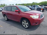 2008 Toyota Highlander Limited Red vin: JTEDS42A482045737