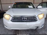 2008 Toyota Highlander Limited White vin: JTEDS42A682059008