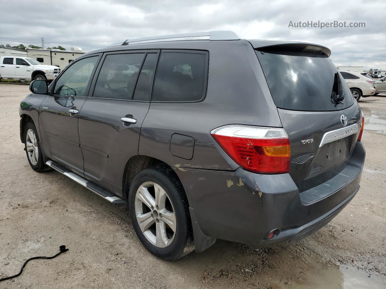 2008 Toyota Highlander Limited Gray vin: JTEDS42A782007452