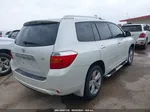 2008 Toyota Highlander Limited White vin: JTEDS42A782055596