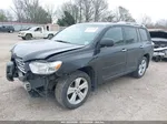 2008 Toyota Highlander Limited Black vin: JTEDS42A882032604