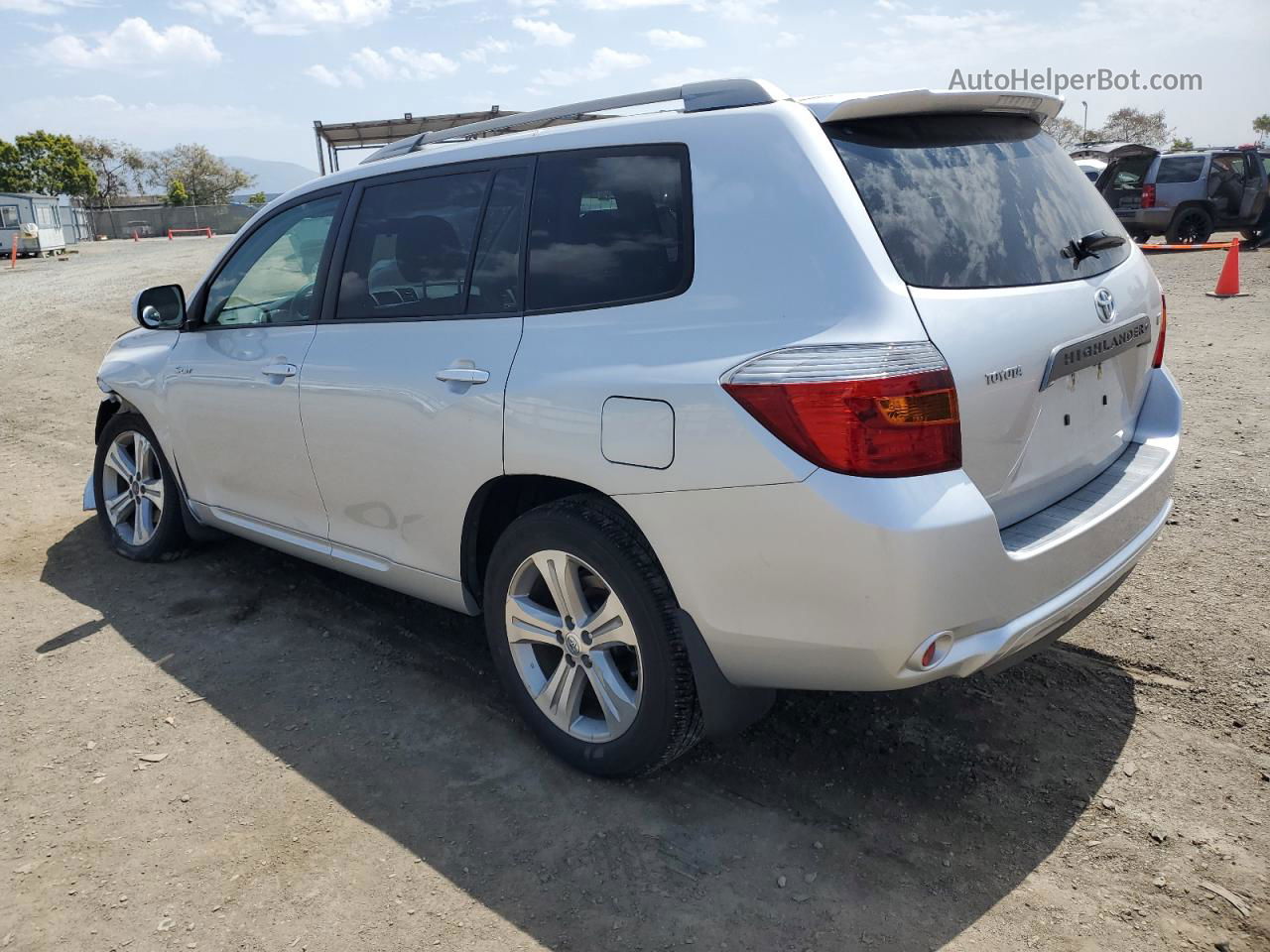 2008 Toyota Highlander Sport Silver vin: JTEDS43A182040171