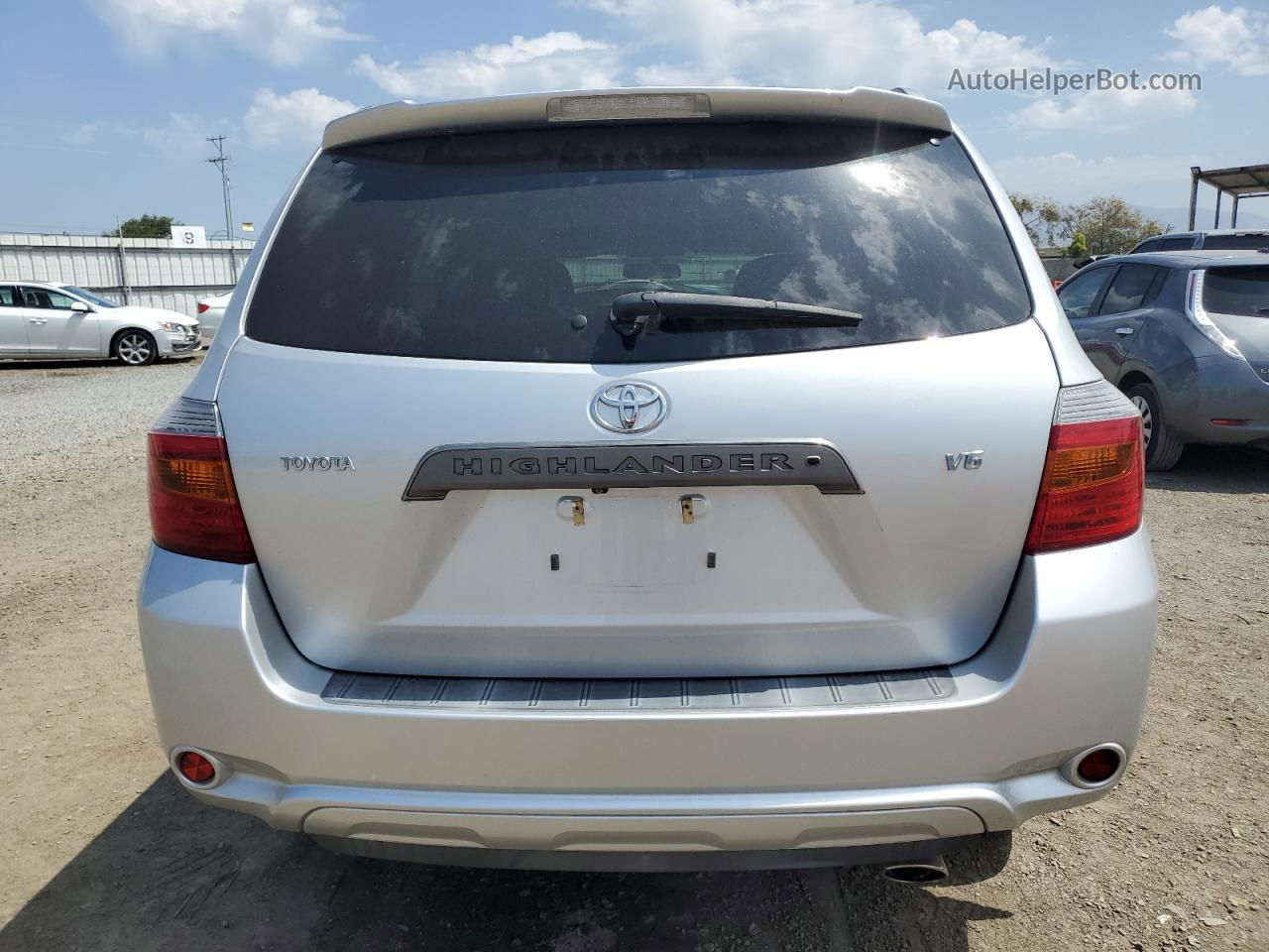 2008 Toyota Highlander Sport Silver vin: JTEDS43A182040171