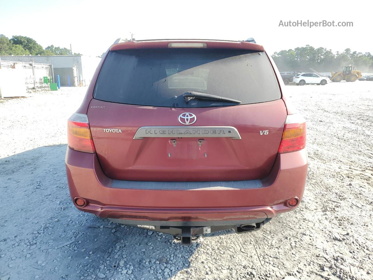 2008 Toyota Highlander Sport Maroon vin: JTEDS43A582051612