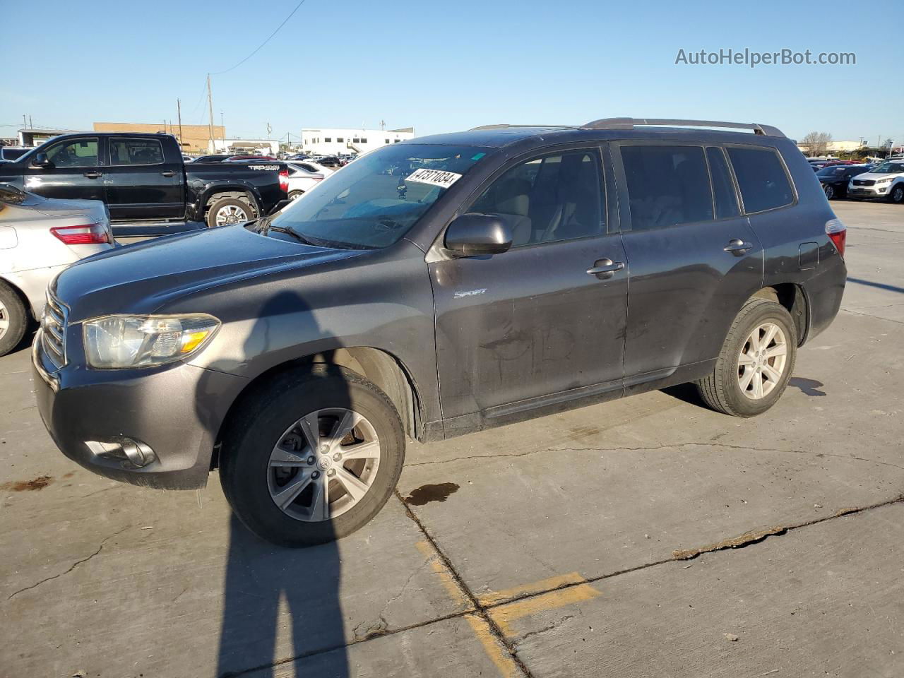 2008 Toyota Highlander Sport Charcoal vin: JTEDS43A682023964